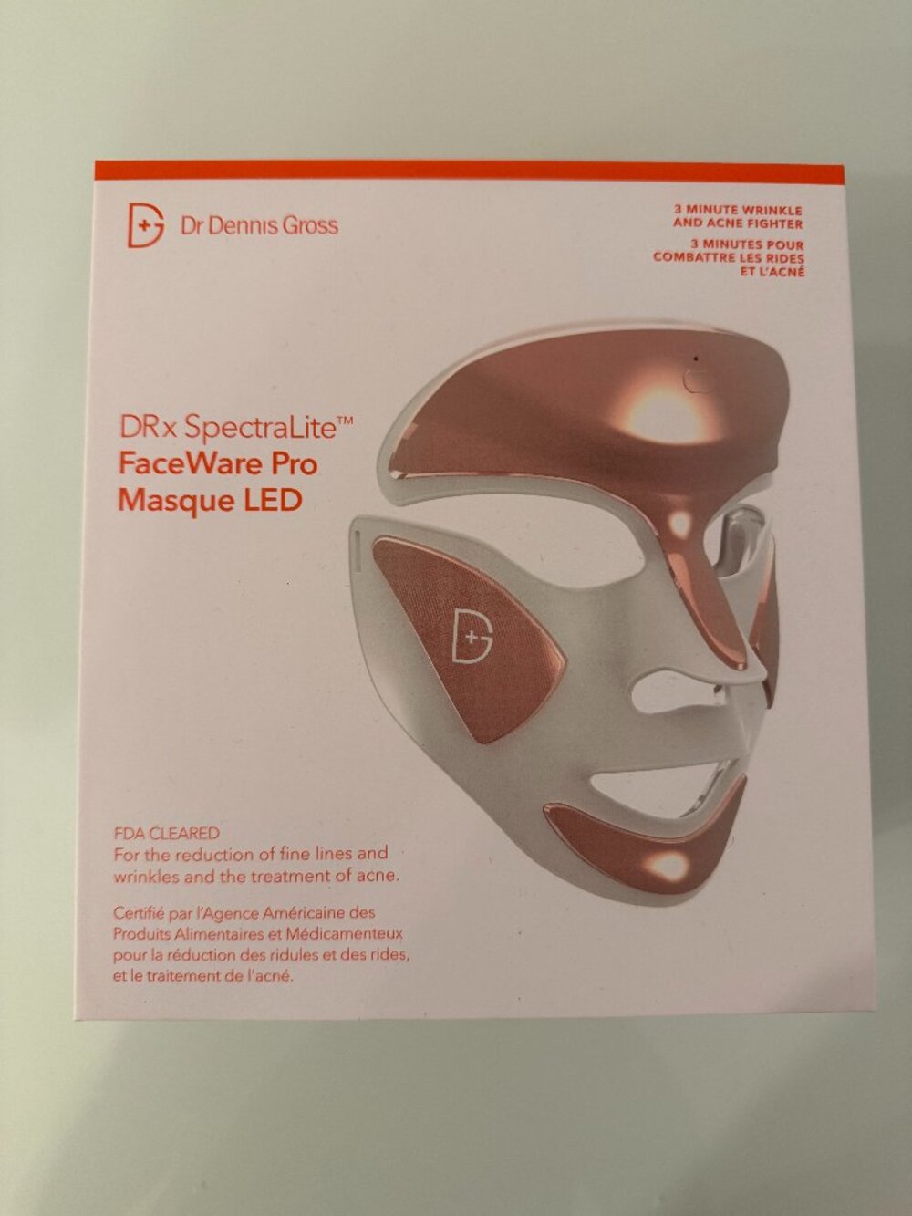 New (never opened) Dr Dennis Gross DRx SpectraLite FaceWare Pro LED Mask
